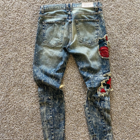 Golden Denim Jeans - Picture 2 of 6